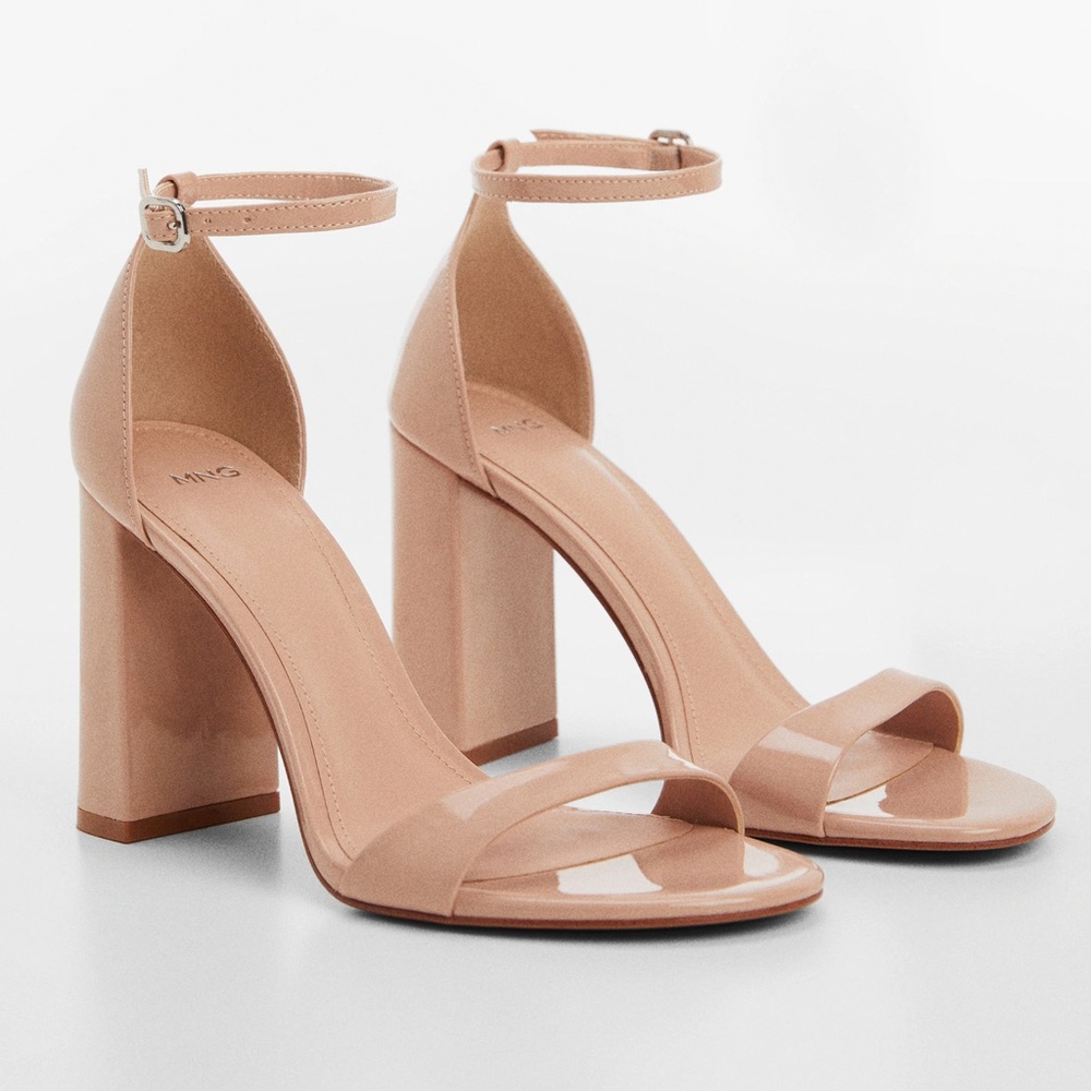 Mango STRAPPY HEELED SANDALS